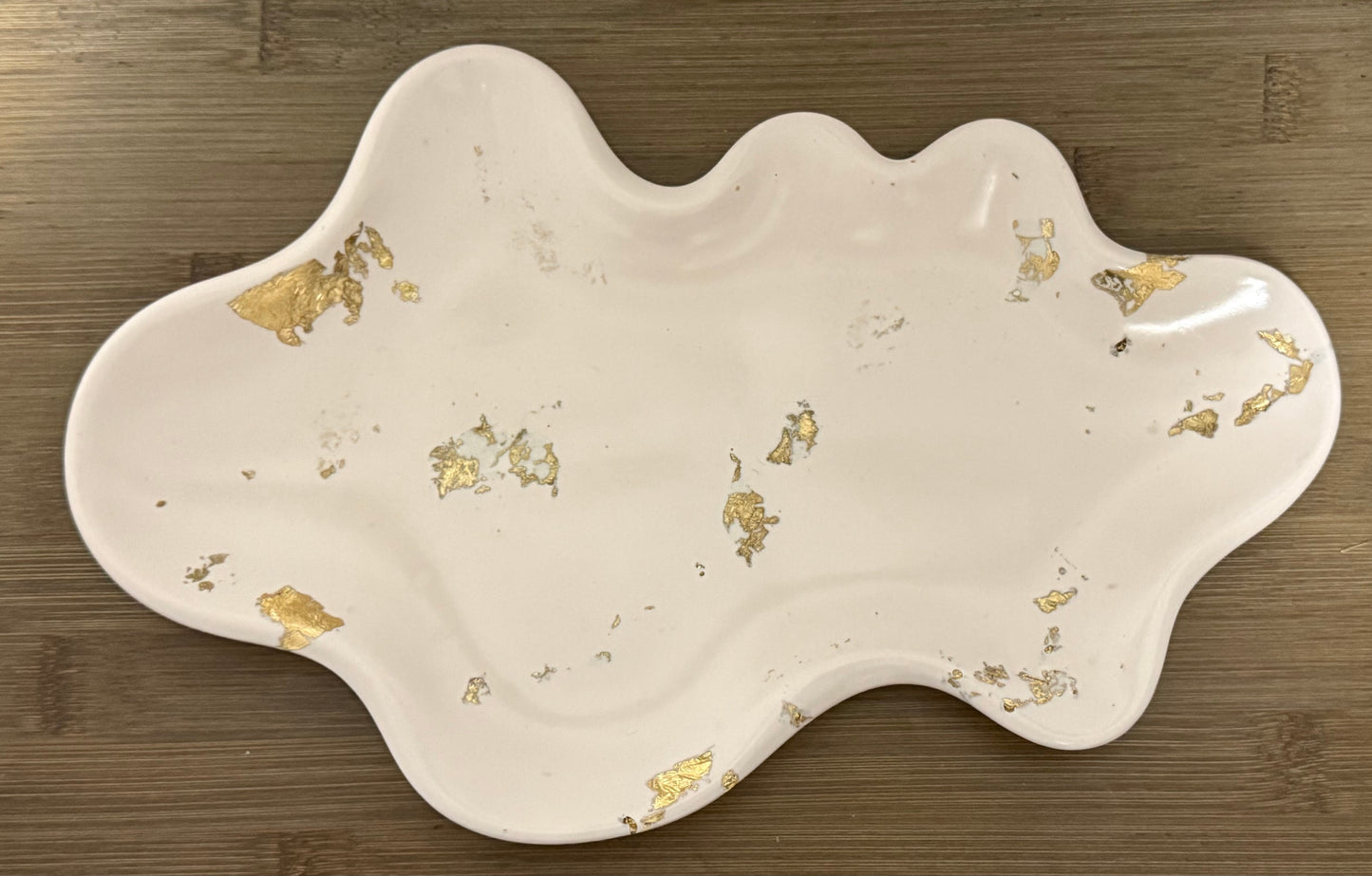 Organic Wave Tray with Lotus Bowl and Flower vase
