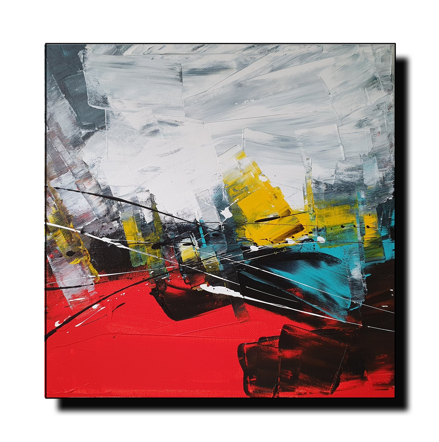 crimson-surge-abstract-acrylic-painting.
“Abstract acrylic painting titled Crimson Surge featuring bold red brushstrokes, vibrant teal and yellow accents, and textured layers that evoke energy, movement, and emotion.”
#abstractpainting
#acrylicpainting
#anjalifineartists
#vibrantabstractpainting