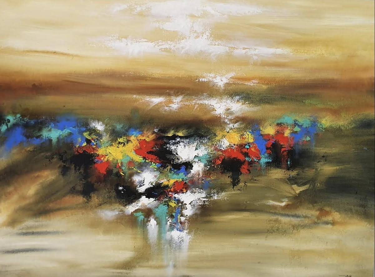 Here and There - Abstract Painting
