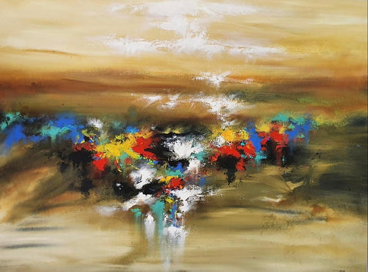 Here and There - Abstract Painting