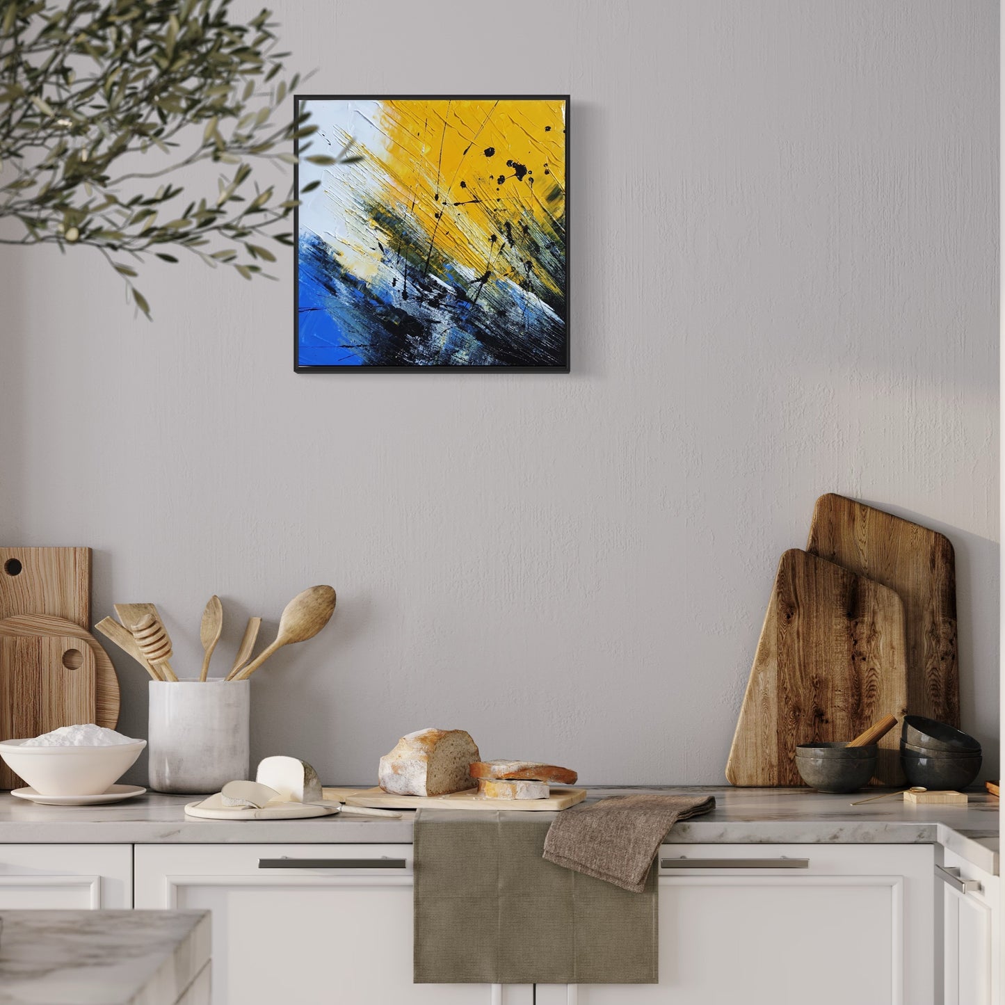 Ochre - Abstract Painting