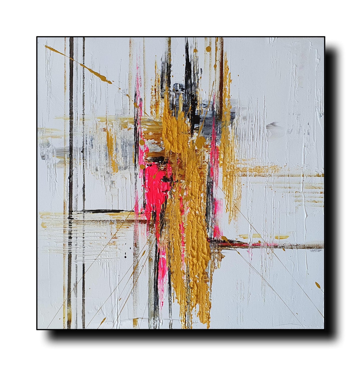 Mustard Junction - Abstract Painting