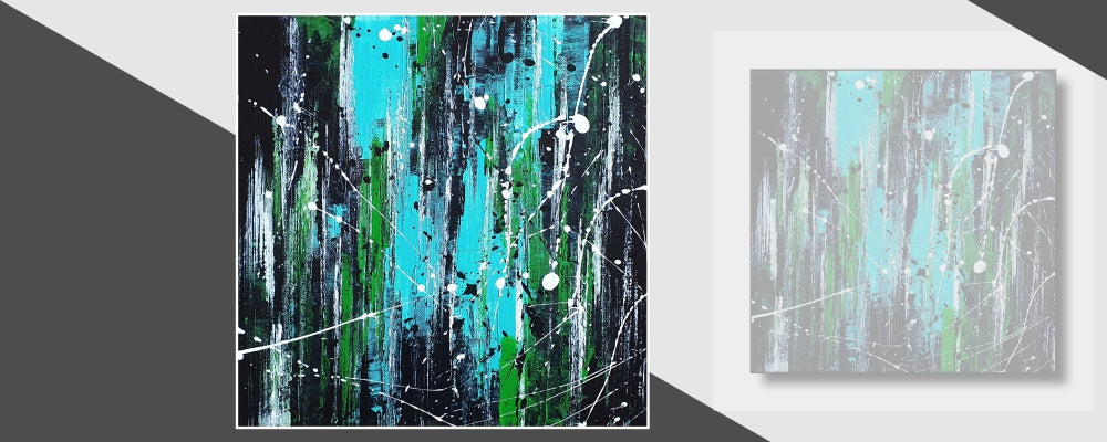 Adorn Your Home with Forest Light - Abstract Painting by Anjali!