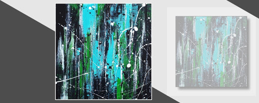 Adorn Your Home with Forest Light - Abstract Painting by Anjali!