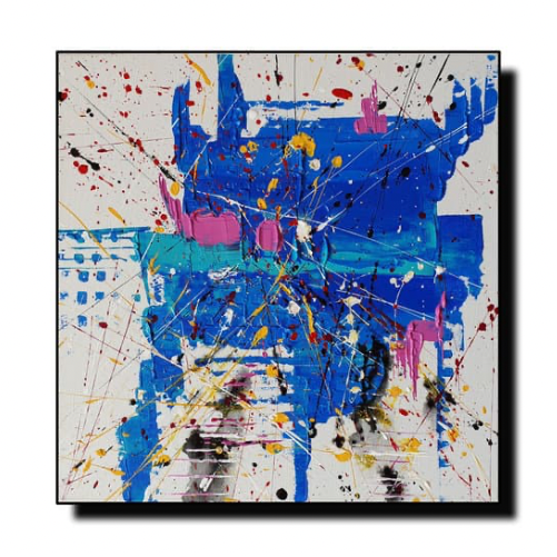 The blue splash