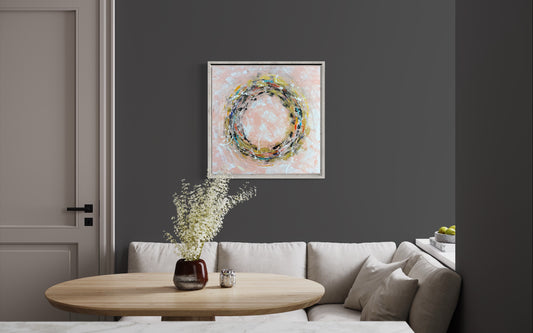 Golden Circle - Abstract Art